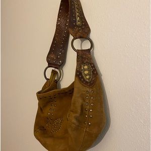 Betsy Johnson suede purse